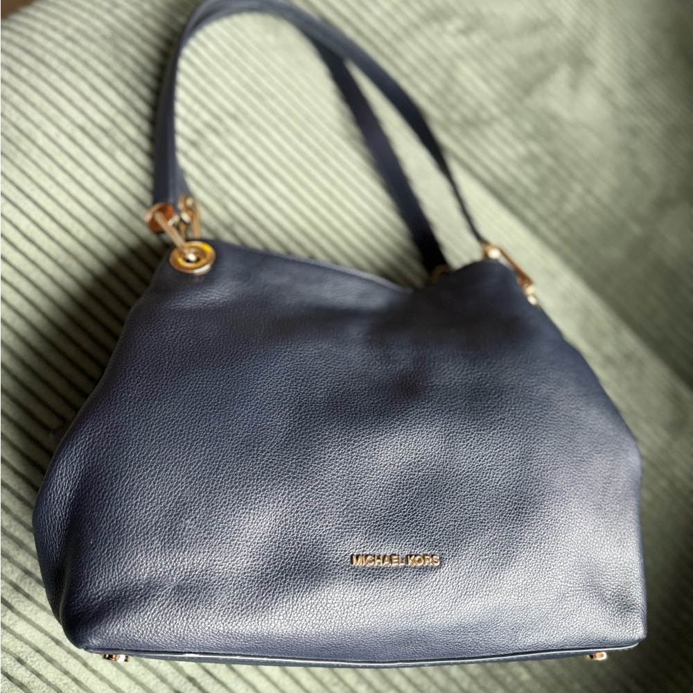 Michael Kors BLUE Leather Shoulder Bag
